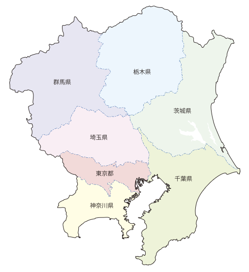 関東地方地図